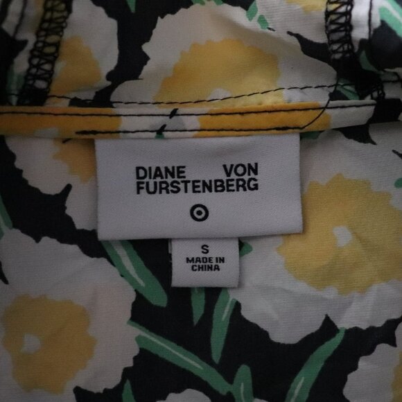 Diane Von Furstenberg x Target Yellow S Packable Sleeveless Hooded Full Zip Vest - Picture 11 of 13